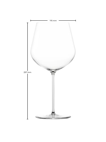 Zwiesel Glas 6er Set Burgunder Rotweingläser VUELO in Transparent 848 ml in transparent