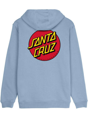 Santa Cruz Hoodie "Classic Dot Chest Hood" in Blau
