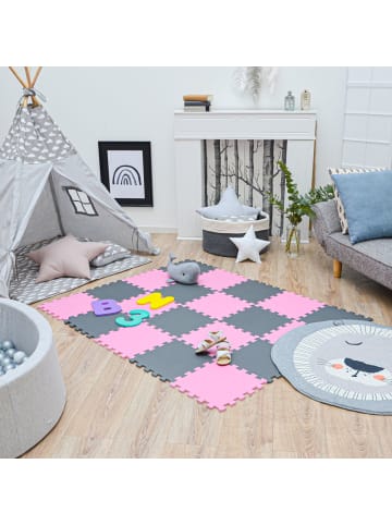 LittleTom Baby Spielmatte Eva 18-tlg. im zwei Farben Mix