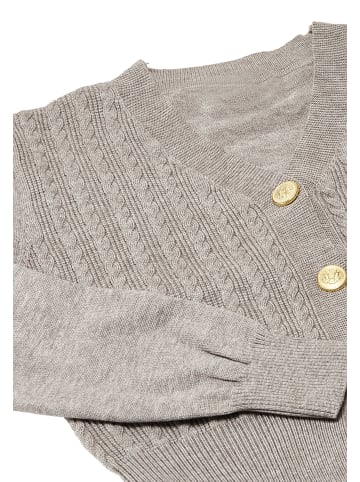 NAEMI Damen Strickjacke in Hellgrau