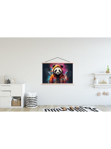 MuchoWow Poster mit Leiste Panda  (BxH)