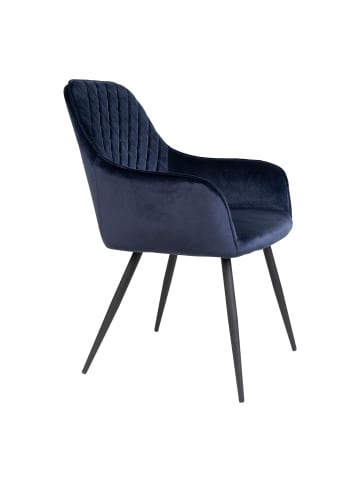 ebuy24 Esszimmerstuhl Hasse Blau 2er Set