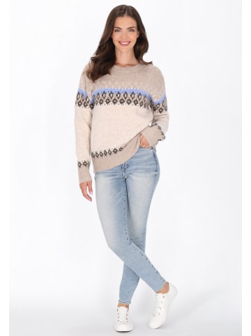 usha BLUE LABEL Women Sweater in beige multicolor