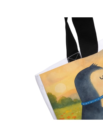 Mr. & Mrs. Panda Shopper Tasche Pinguin Pärchen Design ohne Spruch in Weiß