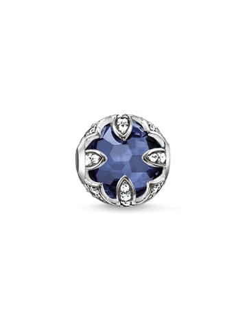 Thomas Sabo Bead in silberfarben, dunkelblau