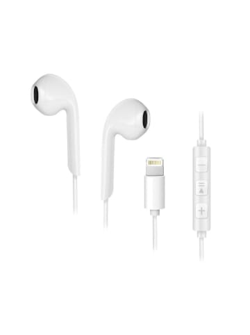 COFI 1453 In-Ear Kopfhörer Stereo für Apple iPhone iPhone-Anschluss in Weiß