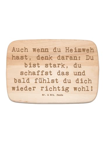Mr. & Mrs. Panda Holzbrettchen Spruch Heimweh überwinden mit Spruch in Transparent