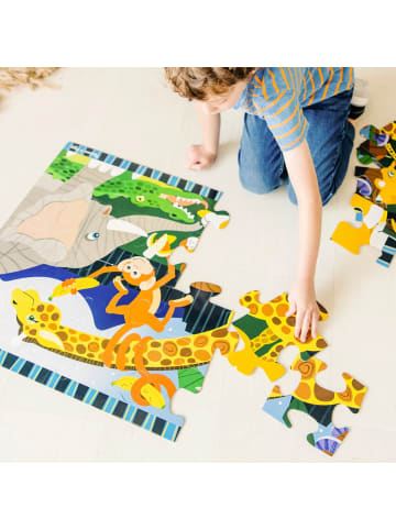 Melissa & Doug Safari Social Bodenpuzzle 24tlg.- ab 3 Jahren