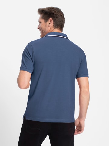 WITT WEIDEN Kurzarm-Poloshirt in jeansblau