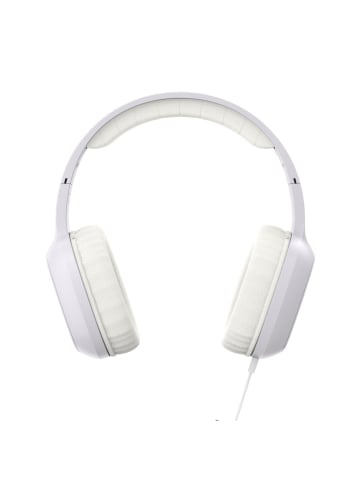 Hama Fun C, On-Ear USB-C Mikrofon, Weiß in Weiß