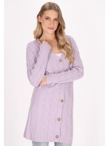DreiMaster Damen Cardigan in Lavendel melange