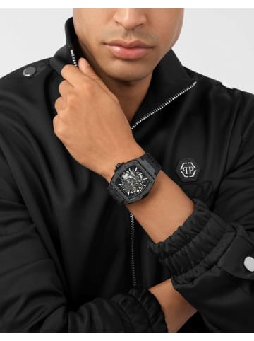 Philipp Plein Analoguhr für Herren in Schwarz