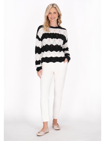 Albee Women Sweater in Black Offwhite