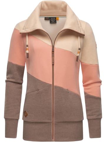 ragwear Sweatjacke Rumika Zip in Sand