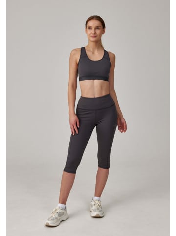 SNOCKS Sport-BH aus recyceltem Polyester in Dunkelgrau
