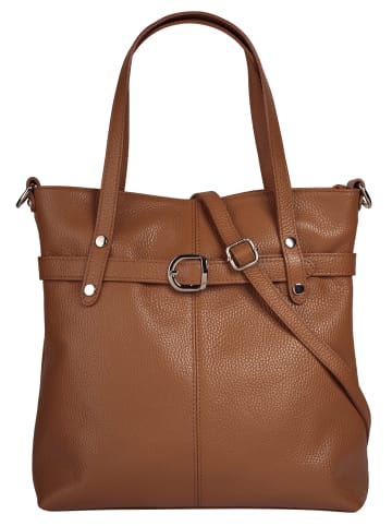 Cluty Shopper echt Leder in cognac