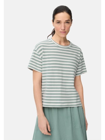 Camel Active T-Shirt mit Rundhalsausschnitt in Jadeblau