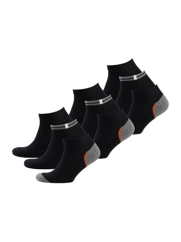 NUR DER Sneakersocken Sport in Schwarz