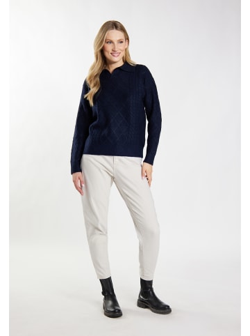 DreiMaster Vintage Damen Strickpullover in Marine