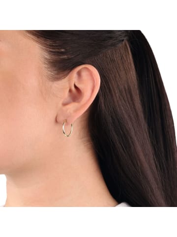 Amor Creolen Gold 375/9 ct in gold