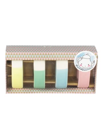 Blond Amsterdam 4er-Set Serviettenringe Blondelicious in Bunt - 5cm