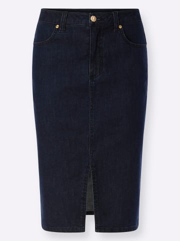 Heine Jeans-Rock in dark blue