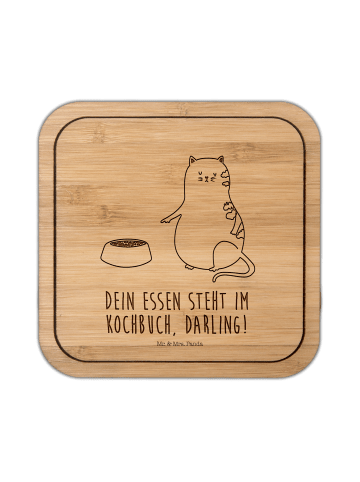 Mr. & Mrs. Panda Coaster Katze Fressen mit Spruch in Transparent