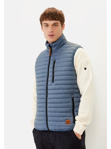 Camel Active Steppweste mit Stehkragen in Elemental Blau