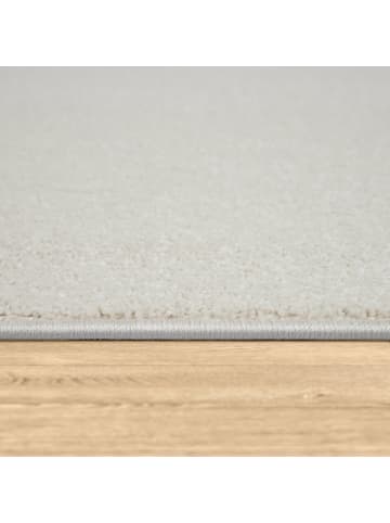 KADIMA DESIGN Waschbarer Teppich waschmaschinenwaschbar Unifarben Küche, Flur in Creme