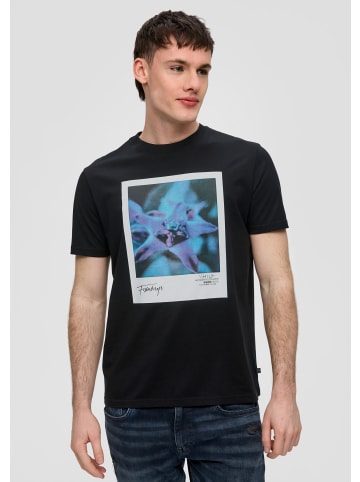 QS T-Shirt in 99D0_schwarz