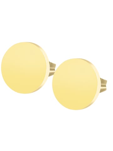 Adeliás Damen Ohrringe – Ohrstecker aus Edelstahl in gold