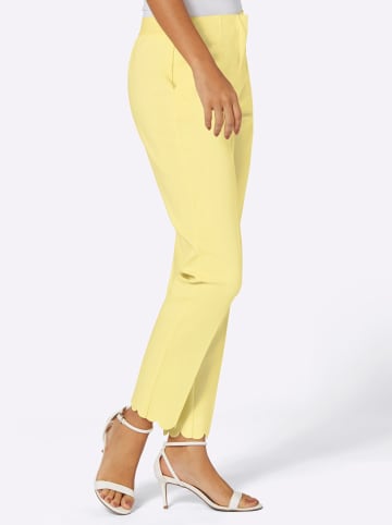 creation L Bügelfaltenhose in zitrone