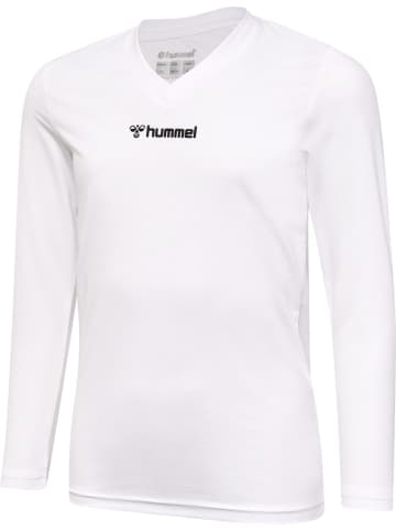 Hummel Shirt "Hmlbl Essential Tee L/S Kids" in Weiß