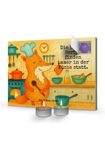 Mr. & Mrs. Panda Duftkerzen Adventskalender Fuchs Koch Design mi... in Weiß