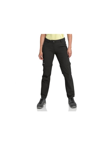 Schöffel Zipp - Off "Pants Ascona Zip Off" in black