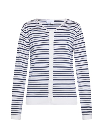 usha BLUE LABEL Cardigan in WEISS MARINE