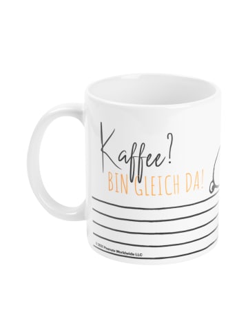 Snoopy The Peanuts Tasse Snoopy - Kaffee? Bin gleich da  320 ml in weiß