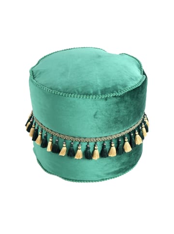 Kayoom Sitzkissen Pouf Taj Mahal in grün