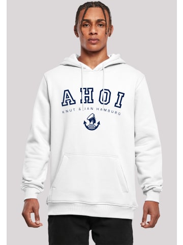 F4NT4STIC Hoodie Ahoi Knut & Jan Hamburg in weiß