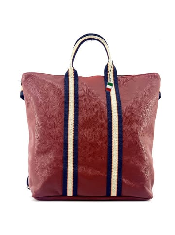 Florence Cityrucksack Leder, Canvas ca. 43cm breit ca. 39cm hoch