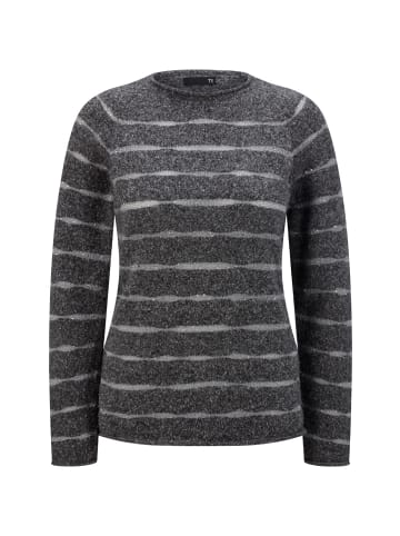 Rabe Langarm-Pullover in grau