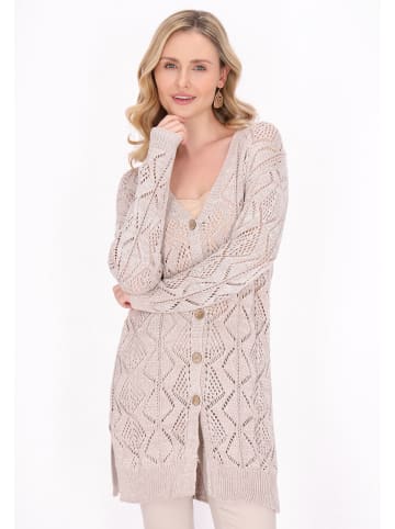 Usha Women Cardigan in Beige