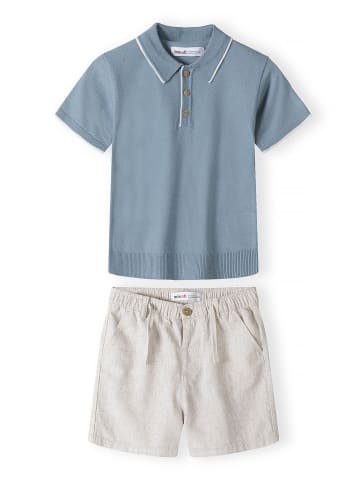 Minoti 2-tlg T-Shirt & Shorts 29SET207 in hellblau