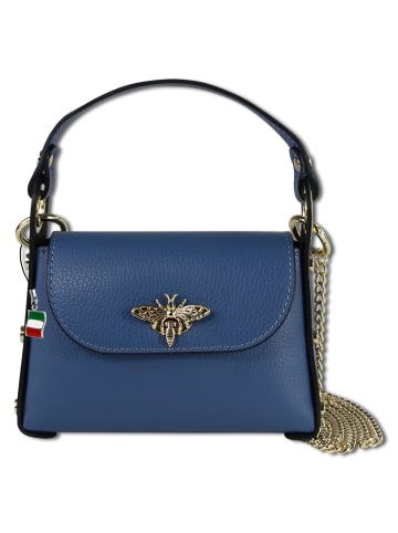 Florence Florence Umhängetasche Leder mittelblau ca. 19cm