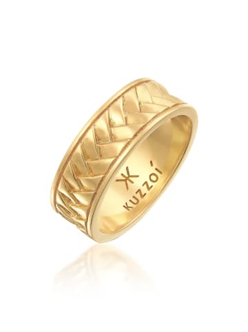 KUZZOI Ring 925 Sterling Silber in Gold
