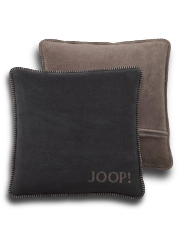 JOOP! Kissenhülle UNI Doubleface 50x50 cm in Anthrazit-Taupe
