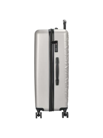 Valentino Bags Mars Carry On - 4-Rollen-Trolley L 76 cm (silber) in silver