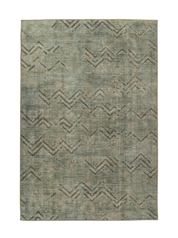 Kayoom Kurzflor Teppich Antique 325 in khaki - rechteckig