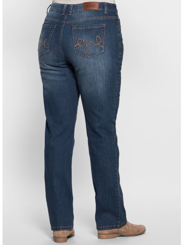 sheego Shaping-Jeans in blue denim