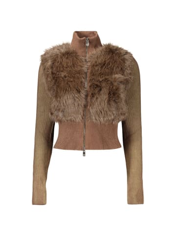 Desigual Braun Viskose Damen Cardigan